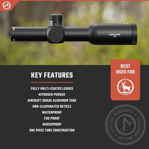 Athlon Optics Talos HMR 1x24 Riflescope, SFP Center-X MOA in Kuwait