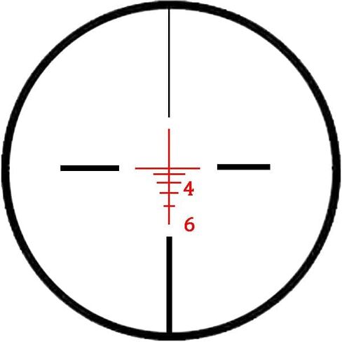 CT Optic Enhanced 4x32 Red Dot Sight Scope Mount Illuminated Red Green Blue Reticle with Red Fiber Matte Black in Saudi Arabia