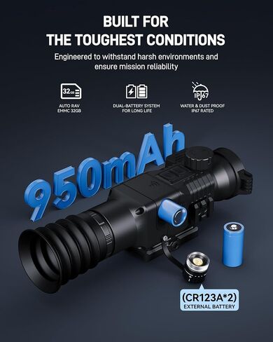 Tarantula LRF, Thermal Scope, 1000m LRF & Ballistics in Saudi Arabia