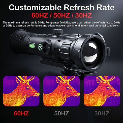 oneleaf.ai 12um 640x512 Thermal Scope, 75mm Lens Thermal Imaging RifleScope, 60Hz Refresh Rate, Thermal Scope with with Rangefinder and Ballistic Calculator-Mars MT1000LRF 75 in Kuwait