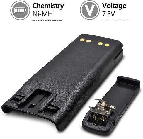 JINTION NTN7144 Two-Way Radio NiMH 7.2V 2000mAh Battery Replacement Compatible with Motorola MT2000 MTS2000 NTN7143 NTN7143A NTN7144 NTN7143B GP900 GP1200 MT2000 MTS2000 in Kuwait