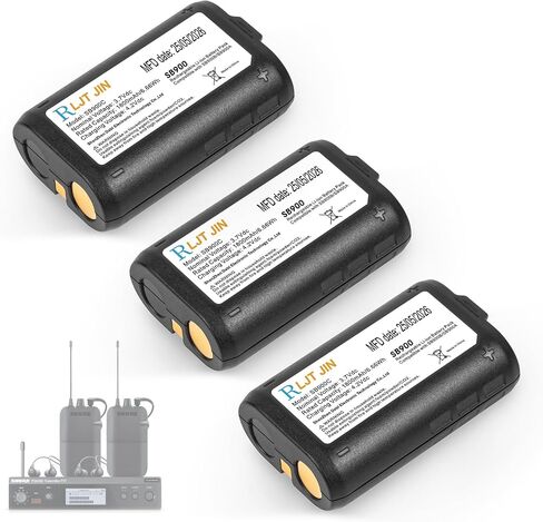 for Shure SB900C SB900B Battery for Shure P9RA+ P3RA P10R+ Receivers 3Pack in Saudi Arabia