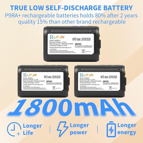 for Shure SB900C SB900B Battery for Shure P9RA+ P3RA P10R+ Receivers 3Pack in Saudi Arabia