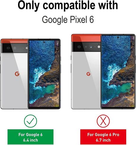 AACL 2-Pack for Google Pixel 6 Screen Protector Tempered Glass [6.4"] in Kuwait