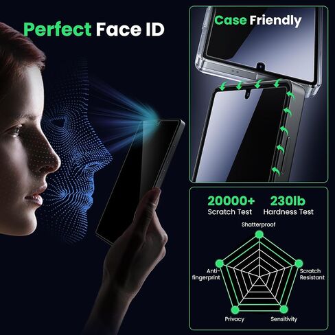 WSKEN for Samsung Galaxy S26 Ultra Privacy Screen Protector - 25 Degree in Kuwait