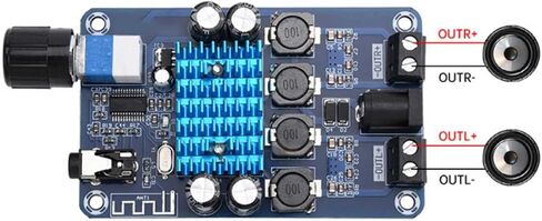 DC12-24V Digital Power Amplifier Board 2x50W DIY Speaker Power Amplifier Board in Kuwait