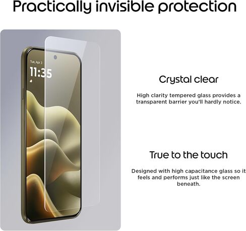 Motorola Edge (2026) Rugged Protective Case (Black) + 9H Tempered Glass Screen Protector in Kuwait