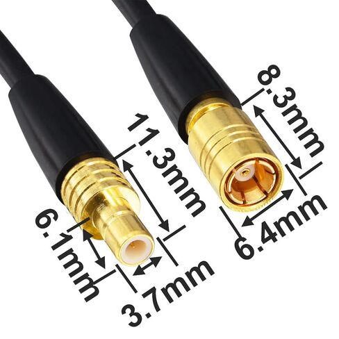 Sirius Radio Antenna Extension Cable RG174 SMB Male to SMB Female for Satellite Car Radio Radio Stereo Sirius Tuners (2pcs Adapter & 6M) in Kuwait