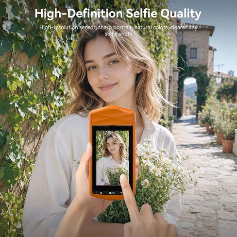 Ordro VS3 4K 64MP Video Camera, Ultra Slim Portable Digital Selfie Camera with 360° Rotatable Screen, Pocket Camcorder for Travel Vlogging Daily Selfies in Kuwait