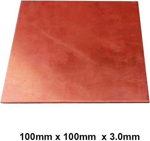 100x100x3.0mm DIY Copper Spacer Heat Sink Thermal Pad for Laptop GPU CPU VGA Chip RAM and LED in Kuwait