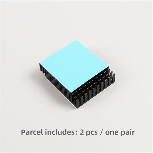 2pcs Aluminum Heatsink 40x40x11mm Aluminium Radiator Cooler with Heat Conductive Double Sided Adhesive Tape Thermal Pad in Kuwait