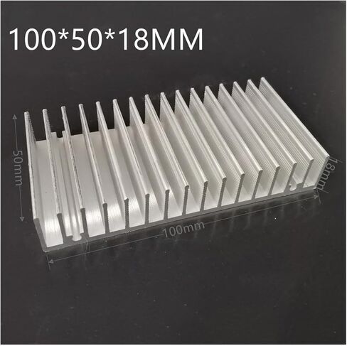 2 PCS High Power LED IC Chip Cooler Thermal Aluminum Heat Sink COB Lamp 100 * 18*L50MM in Kuwait