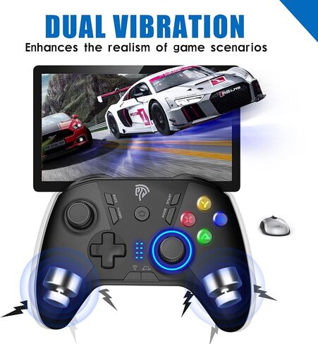 EasySMX 2.4G Wireless Controller for PC,Steam Deck,PS3,Android TV,Black. in Kuwait
