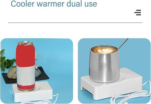 Versatile Mug Warmer Cooler USB Quick Cooling Heating Pad for Hot Cold Beverages 458g for Office Desk in Kuwait