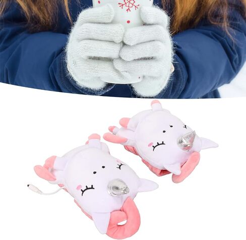 Cartoon USB Heaters for Cute Animal Lovers | Quick Heating Fingerless Heaters for Computer | Perfect Gift for Friends and Family | Material in Kuwait