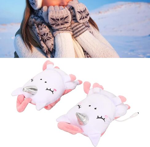 Cartoon USB Heaters for Cute Animal Lovers | Quick Heating Fingerless Heaters for Computer | Perfect Gift for Friends and Family | Material in Kuwait