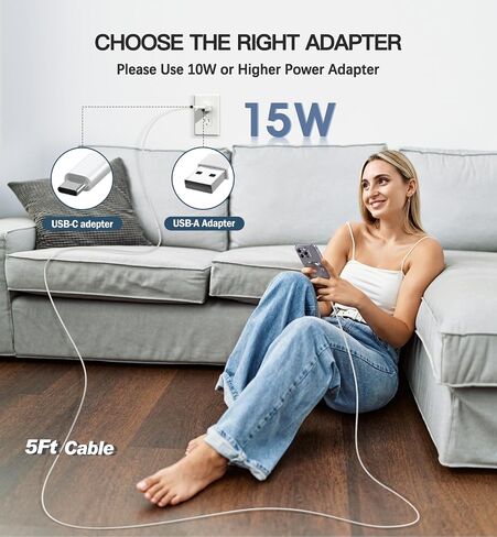 Magnetic Wireless Charger, 2-Pack 15W Fast Mag-Safe Stand for iPhone 17-12 in Kuwait