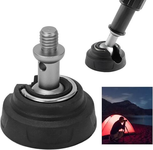 Durable 3/8 Inch Stainless Steel Tripod Stand Pad with Textured Bottom for Camera Tripod in Kuwait