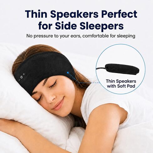 2-Pack Sleep Headphones Bluetooth Headband Ultra-Thin Speakers for Sleep in Kuwait
