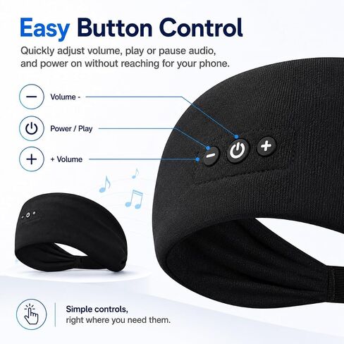2-Pack Sleep Headphones Bluetooth Headband Ultra-Thin Speakers for Sleep in Kuwait