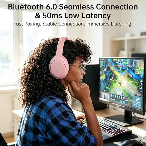 Active Noise Cancelling Headphones, 65H ANC Playtime Wireless Bluetooth in Kuwait
