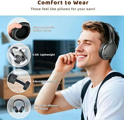 Holdsound Wireless Headphones for TV with USB Extension Cable Transmitter in Kuwait