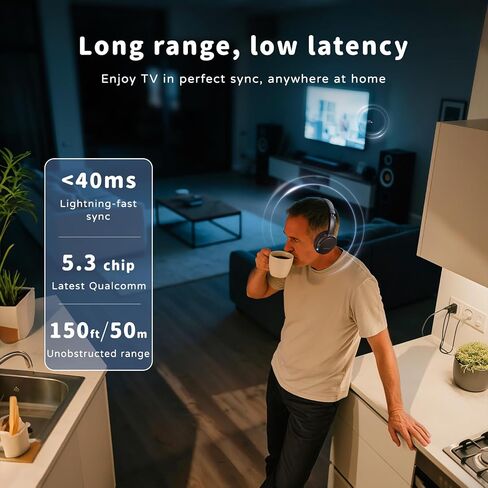 Tianfucen Wireless Headphones for TV Watching in Saudi Arabia