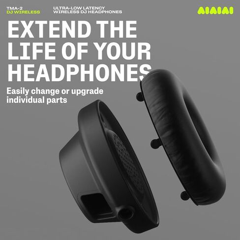 AIAIAI TMA-2 DJ Wireless Black DJ Headphones, W+ Link + Bluetooth, 20+ Hour in Kuwait