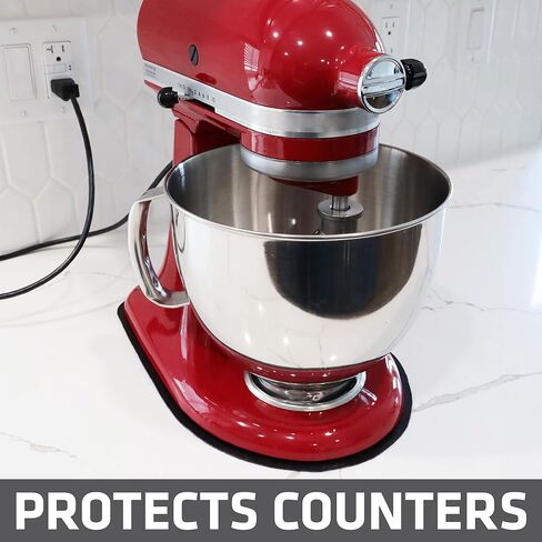 Drymate Mixer Sliding Mat For 4.5-5QT Kitchen Aid Tilt-Head Stand Mixers, Move Kitchen Mixers Easily & Prevent Countertop Scratches, Slider Friendly Material on Bottom & Grippy Top Layer (USA Made) in Kuwait