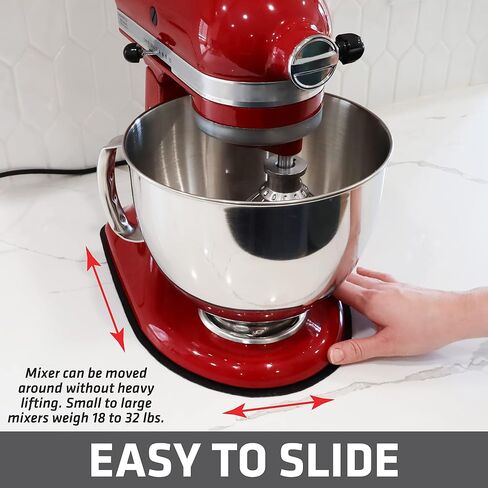 Drymate Mixer Sliding Mat For 4.5-5QT Kitchen Aid Tilt-Head Stand Mixers, Move Kitchen Mixers Easily & Prevent Countertop Scratches, Slider Friendly Material on Bottom & Grippy Top Layer (USA Made) in Kuwait
