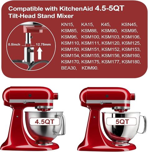 Stainless Steel Flat Beater for KitchenAid 4.5-5 QT Tilt Head Stand Mixer in Saudi Arabia