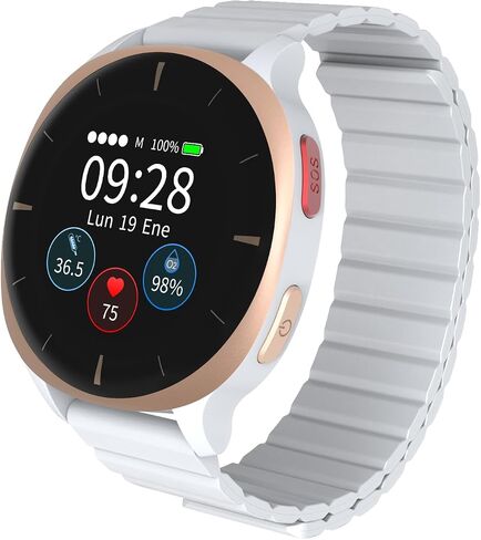 Audar E2 Senior Smartwatch with Fall Detection & SOS, Vital Sign Monitoring in Saudi Arabia
