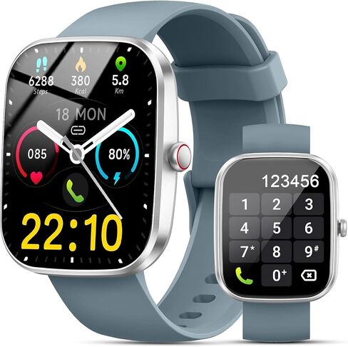 Smart Watch for Men Women, 1.91" HD Touch Screen Smart Watch Answer/Make Calls, Fitness Watch with Heart Rate/Sleep Monitor,100+ Sport Modes Fitness Tracker, IP68 Waterproof Smartwatch for Android iOS in Saudi Arabia