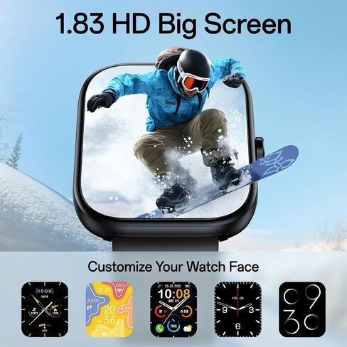 MFVLP Smart Watch for Men Women, 1.83" HD Touchscreen Fitness Watch in Kuwait