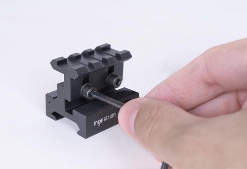 Monstrum Lockdown Series Adjustable Height Picatinny Riser Mount | 1.75 inch in Kuwait