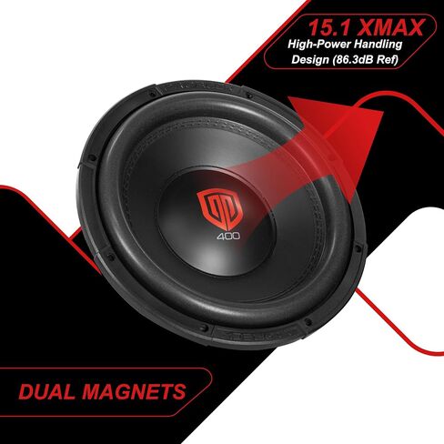 PRORECK Audio 412 12" Car Subwoofer, Dual 2ohm, Pair in Kuwait