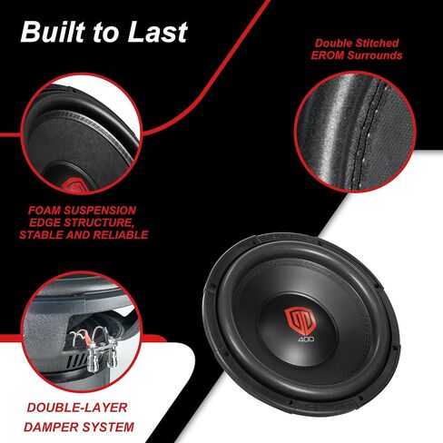 PRORECK Audio 412 12" Car Subwoofer, Dual 2ohm, Pair in Kuwait