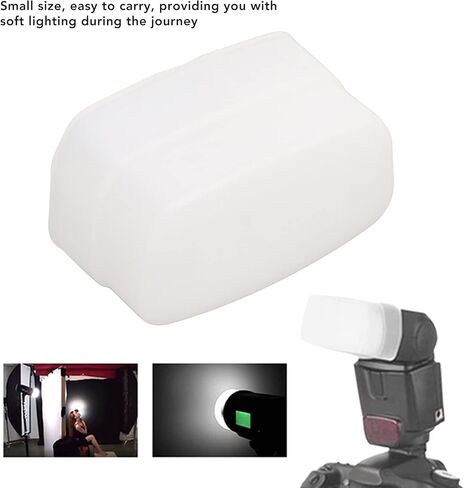 Flash Diffuser for 320ex, White Bounce Dome Softbox for Camera Speedlight Photography in Kuwait