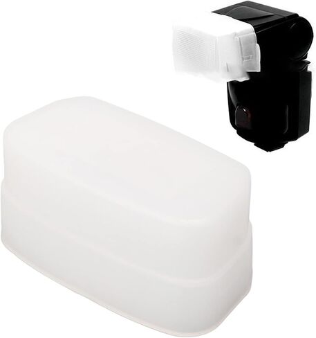 Flash Diffuser for 320ex, White Bounce Dome Softbox for Camera Speedlight Photography in Kuwait