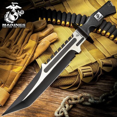 United Cutlery USMC Operation Mako Knife | 10 3/4" Full-Tang Stainless Steel Blade in Kuwait