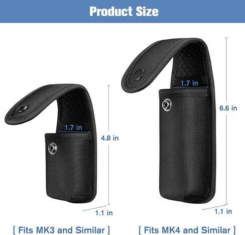 FINPAC Molded Holster for OC/Mace Spray, Flap Top Pepper Spray Pouch in Kuwait