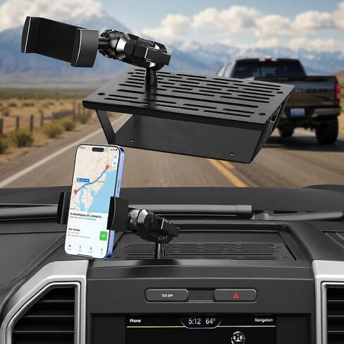 Surfcabin Metal Dash Phone Mount for 2015-2020 F150 & 2017-2022 F250&F350 in Kuwait