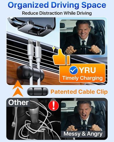 YRU 2026【100+LBS Suction & Flexible Low-Profile Arm】 Car Phone Holder Mount in Kuwait