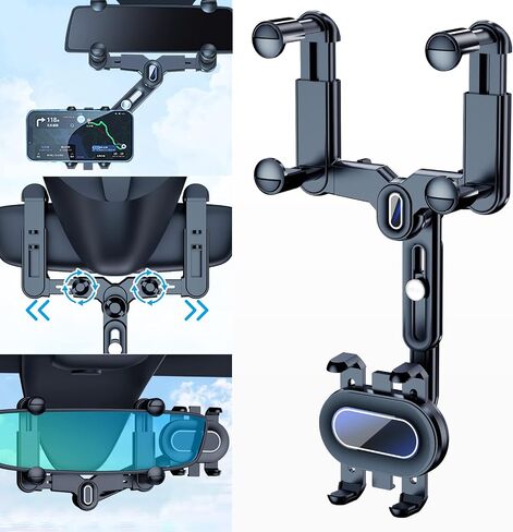 Phone Mount for Car, 360° Rotatable and Retractable Car Phone Holder Mount in Kuwait