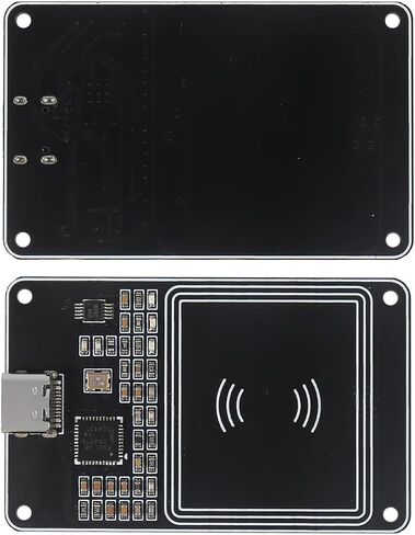 1 Set PN532 V2.0 RFID NFC Wireless Module PCB Attenna I2C IIC SPI HSU Type C Interface with IC S50 Card Key Card for Arduino DIY Smart Phone Android Phone in Saudi Arabia
