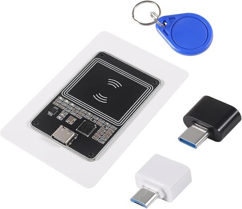 1 Set PN532 V2.0 RFID NFC Wireless Module PCB Attenna I2C IIC SPI HSU Type C Interface with IC S50 Card Key Card for Arduino DIY Smart Phone Android Phone in Saudi Arabia