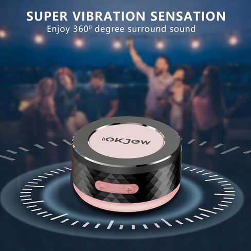 Bone Conduction Speaker Bluetooth Portable Vibration Speaker RMS 7.5W (1, Black4) in Kuwait