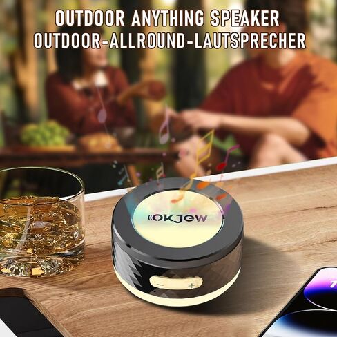 Bone Conduction Speaker Bluetooth Portable Vibration Speaker RMS 7.5W (1, Black4) in Kuwait