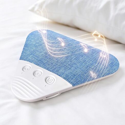 LENRUE Under Pillow Speaker for Sleeping, All New White Noise Bluetooth Pillow Speakers Under Pillow, Auto-Off Timer, Bluetooth 6.0, TF Slot, USB C Powered for Side Sleeper in Kuwait