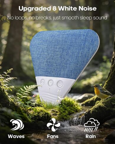 LENRUE Under Pillow Speaker for Sleeping, All New White Noise Bluetooth Pillow Speakers Under Pillow, Auto-Off Timer, Bluetooth 6.0, TF Slot, USB C Powered for Side Sleeper in Kuwait